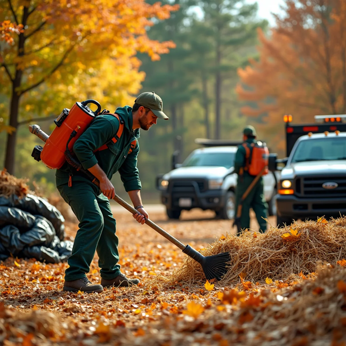 Seasonal Spring & Fall Yard Cleanups in Deatsville, AL by Truvian Lawn Care